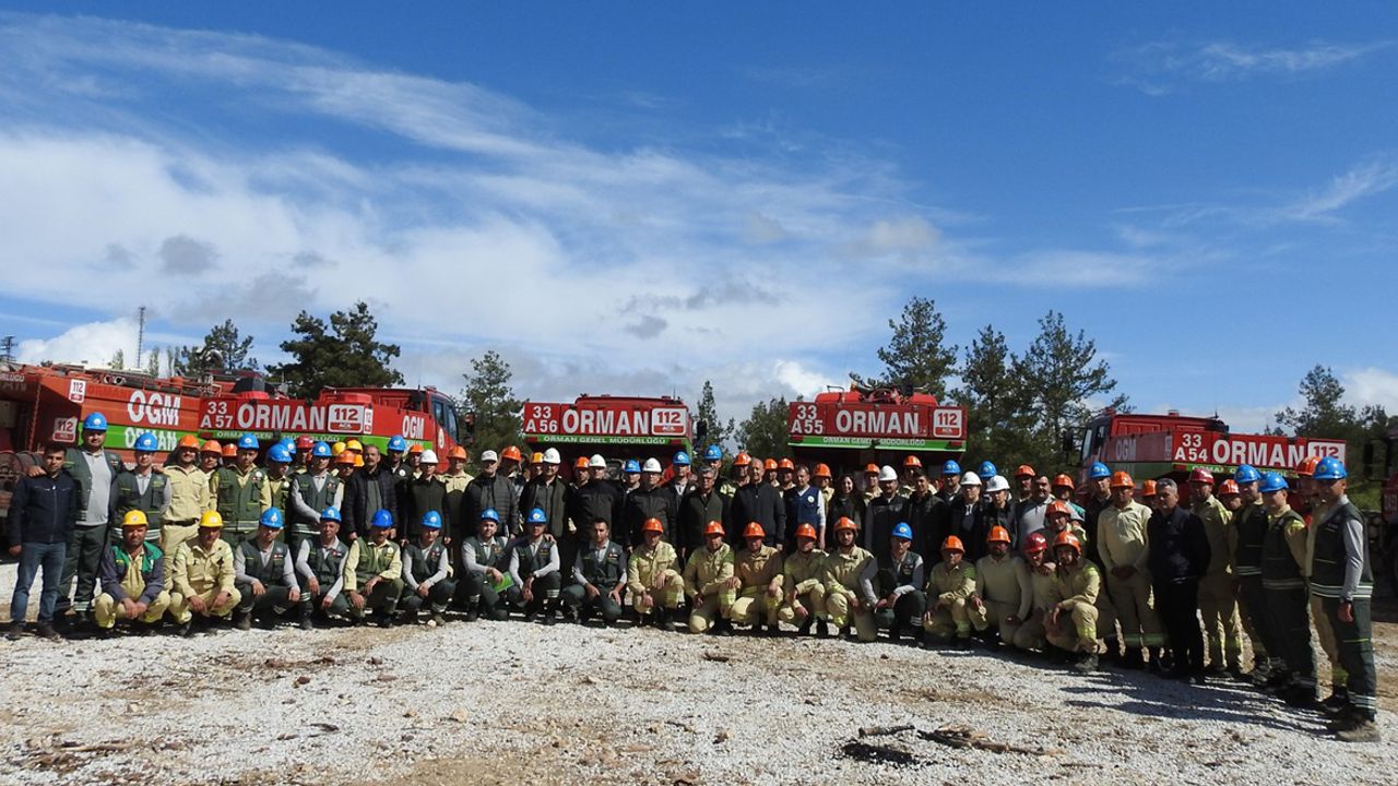 Mersin’de Yangın Ekipleri İşbaşı Eğitimleri Tamamlandı