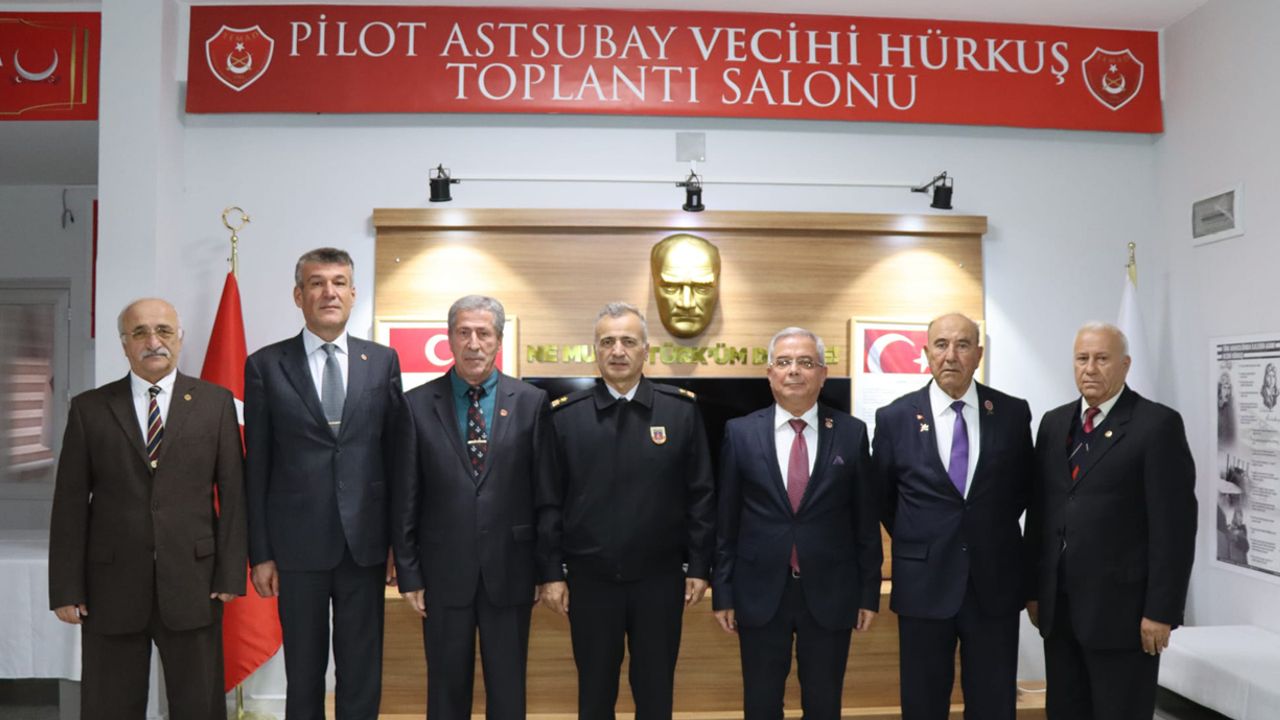 Tuğgeneral Ercan Atasoy TEMAD Mersin İl Başkanlığını ziyaret etti