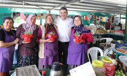 Tuncer, Kadın Üretici Pazarı’ndaki Emekçi Kadınların Anneler Günü’nü Kutladı