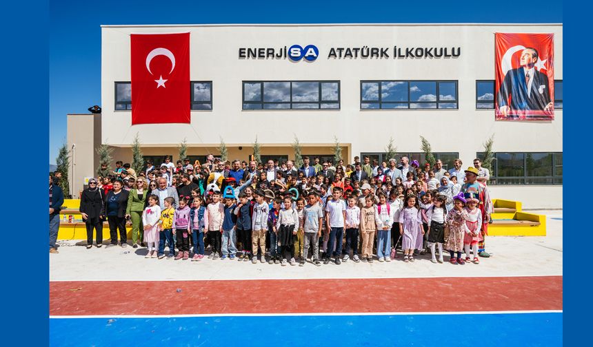 Enerjisa Atatürk İlkokulu Hatay’da açıldı.